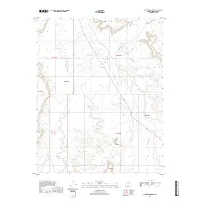 2018 Map of Little Round Rock, 2018 Print