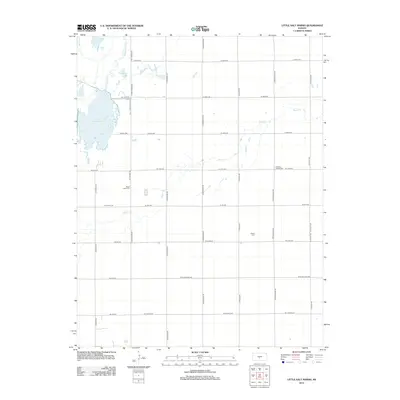 2012 Map of Little Salt Marsh, 2012 Print