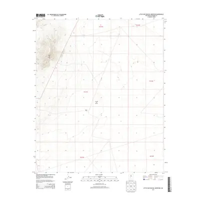 2013 Map of Little San Pascual Mountain, 2013 Print