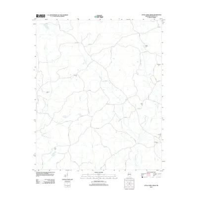 2012 Map of Little Sand Creek, 2012 Print