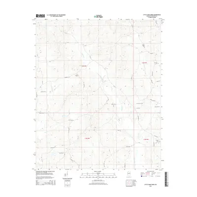 2015 Map of Little Sand Creek, 2015 Print