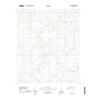 2018 Map of Little Sand Creek, 2018 Print
