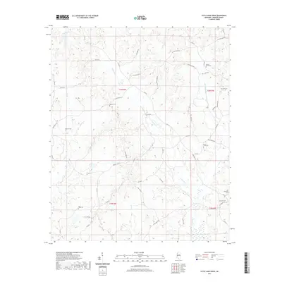 2021 Map of Little Sand Creek, 2021 Print