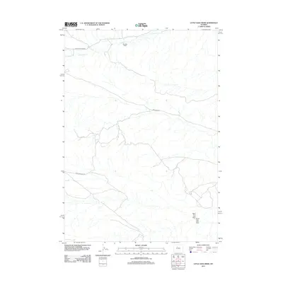 2012 Map of Little Sand Draw, 2012 Print