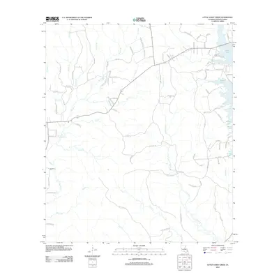2012 Map of Little Sandy Creek, 2012 Print