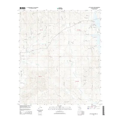 2015 Map of Little Sandy Creek, 2015 Print