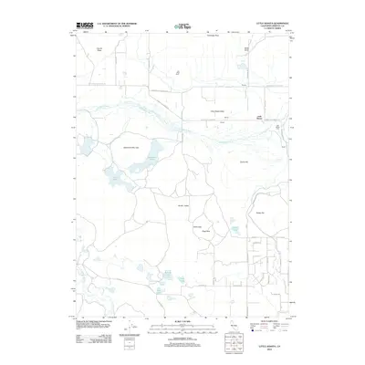 2012 Map of Little Shasta, 2012 Print