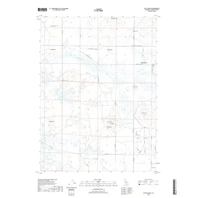 2018 Map of Little Shasta, 2018 Print