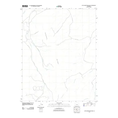2010 Map of Little Sheep Mountain, 2010 Print