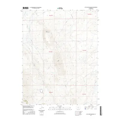 2016 Map of Little Sheep Mountain, 2016 Print