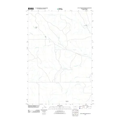 2011 Map of Little Sheep Mountain, 2011 Print