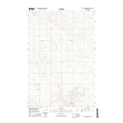2017 Map of Little Sheep Mountain, 2017 Print