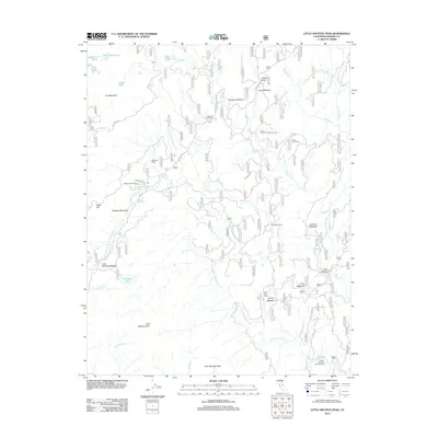2012 Map of Little Shuteye Peak, 2012 Print