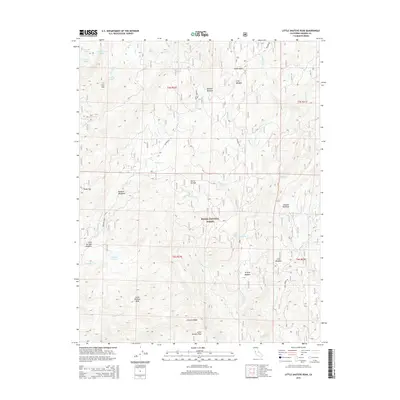 2015 Map of Little Shuteye Peak, 2015 Print