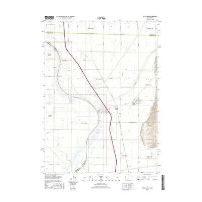 2015 Map of Little Sioux, 2015 Print