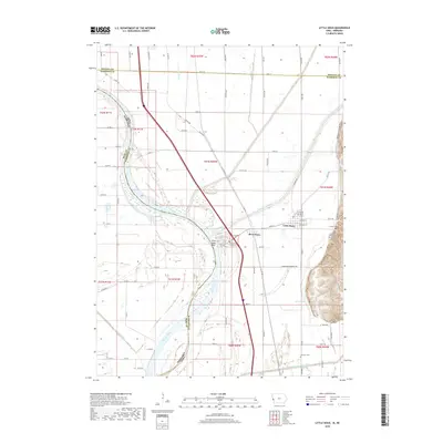 2018 Map of Little Sioux, 2018 Print