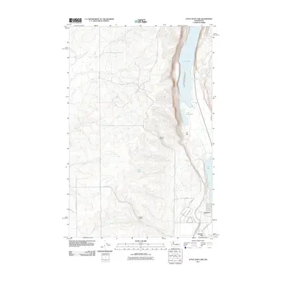 2011 Map of Little Soap Lake, 2011 Print