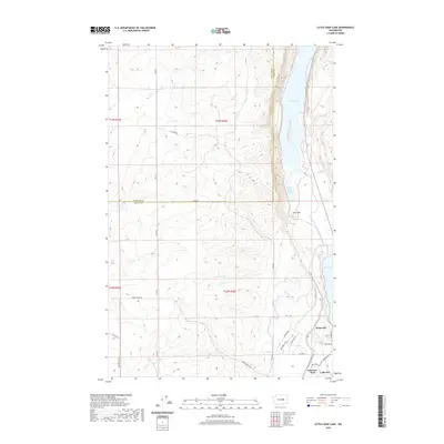 2020 Map of Little Soap Lake, 2020 Print