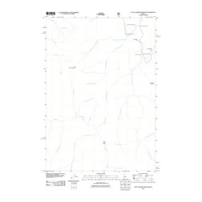 2011 Map of Little Soldier Mountain, 2011 Print