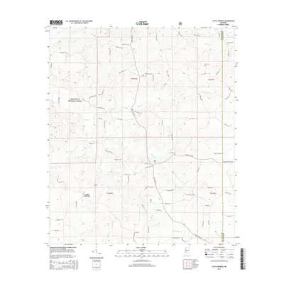 2015 Map of Little Springs, 2015 Print