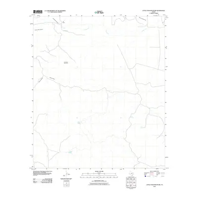 2010 Map of Little Star Mountain, 2010 Print