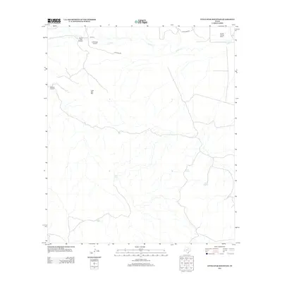 2012 Map of Little Star Mountain, 2012 Print