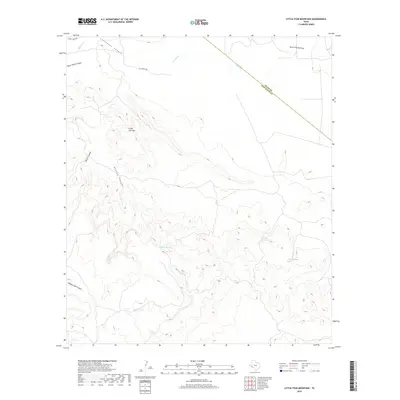 2019 Map of Little Star Mountain, 2019 Print