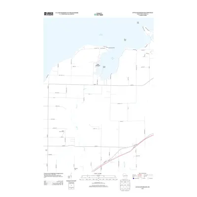 2013 Map of Little Sturgeon, 2013 Print