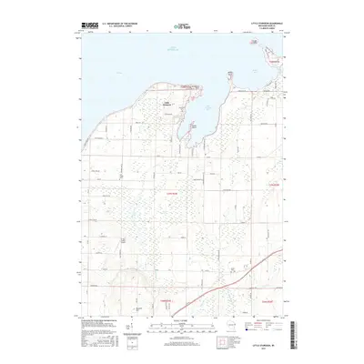 2015 Map of Little Sturgeon, 2015 Print
