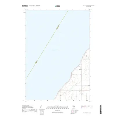 2018 Map of Little Sturgeon SW, 2018 Print