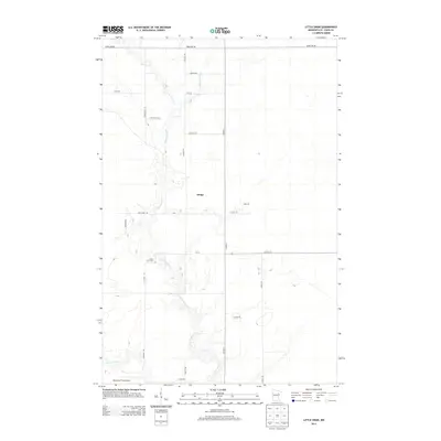 2013 Map of Little Swan, 2013 Print