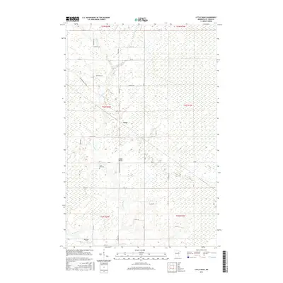 2016 Map of Little Swan, 2016 Print