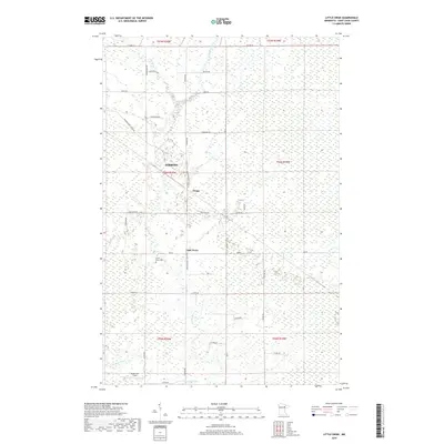 2019 Map of Little Swan, 2019 Print