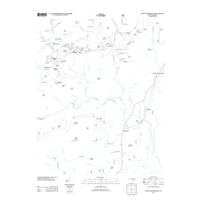 2013 Map of Little Switzerland, 2013 Print