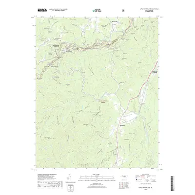 2019 Map of Little Switzerland, 2019 Print
