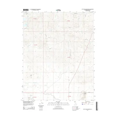 2015 Map of Little Table Mountain, 2015 Print