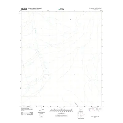 2011 Map of Little Table Top, 2011 Print