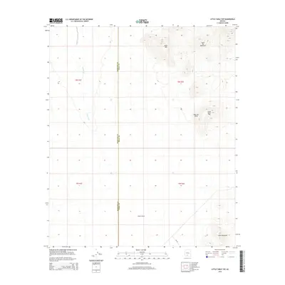 2014 Map of Little Table Top, 2014 Print