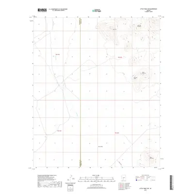 2018 Map of Little Table Top, 2018 Print