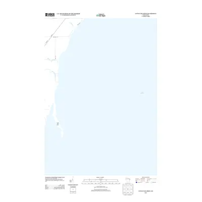 2013 Map of Little Tail Point, 2013 Print