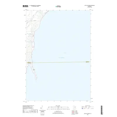 2018 Map of Little Tail Point, 2018 Print