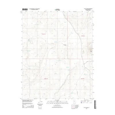 2014 Map of Little Tanks, 2014 Print