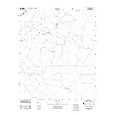 2011 Map of Little Texas, 2011 Print