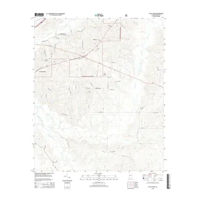 2014 Map of Little Texas, 2014 Print