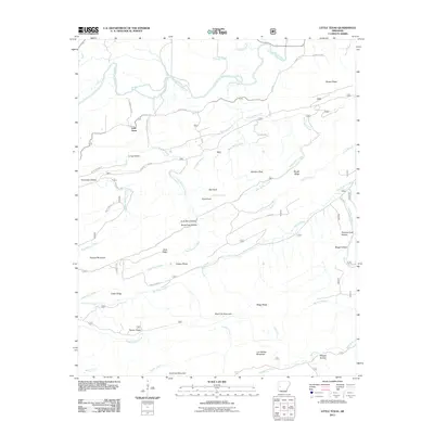 2011 Map of Little Texas, 2011 Print