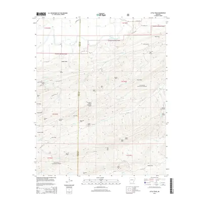 2014 Map of Little Texas, 2014 Print