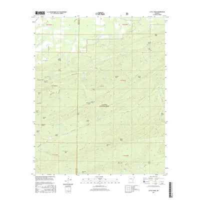 2017 Map of Little Texas, 2017 Print