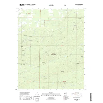 2020 Map of Little Texas, 2020 Print