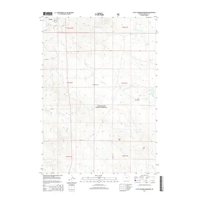 2015 Map of Little Thunder Reservoir, 2015 Print