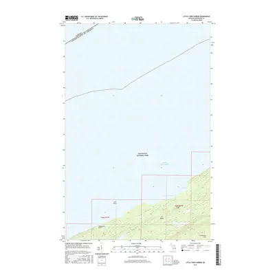 2017 Map of Little Todd Harbor, 2017 Print